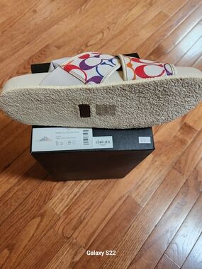 Coach Rainbow Signature Crossover Slide - Multicolor
